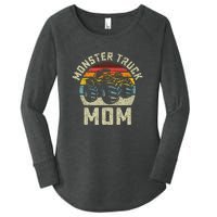 Monster Truck Mom Vintage Retro Style Women Women's Perfect Tri Tunic Long Sleeve Shirt