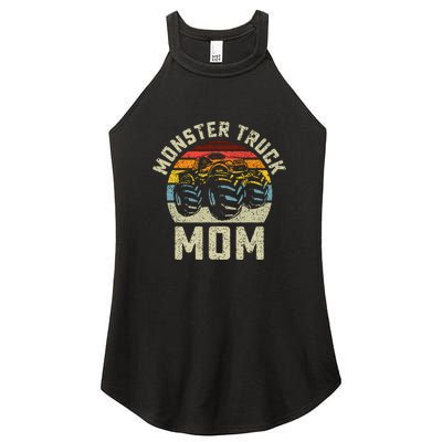 Monster Truck Mom Vintage Retro Style Women Women's Perfect Tri Rocker Tank