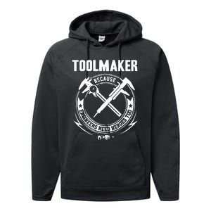 Machine Tool Machinist Performance Fleece Hoodie