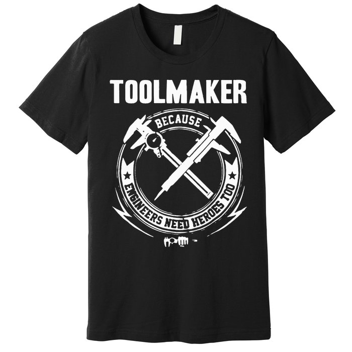 Machine Tool Machinist Premium T-Shirt