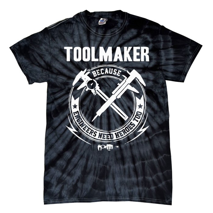 Machine Tool Machinist Tie-Dye T-Shirt