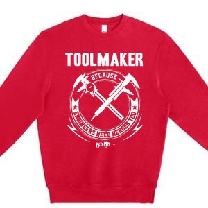 Machine Tool Machinist Premium Crewneck Sweatshirt