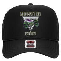 Monster Truck MOM Monster Truck Are My Jam Truck Lovers High Crown Mesh Back Trucker Hat