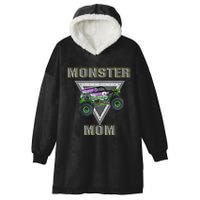 Monster Truck MOM Monster Truck Are My Jam Truck Lovers Hooded Wearable Blanket