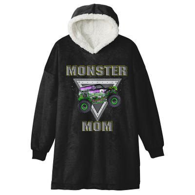 Monster Truck MOM Monster Truck Are My Jam Truck Lovers Hooded Wearable Blanket