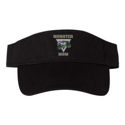 Monster Truck MOM Monster Truck Are My Jam Truck Lovers Valucap Bio-Washed Visor