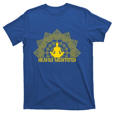 Meditate Tee Meditation Tees Heavily Meditated Gift T-Shirt