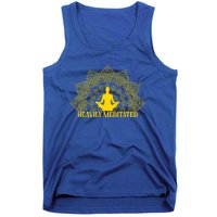 Meditate Tee Meditation Tees Heavily Meditated Gift Tank Top