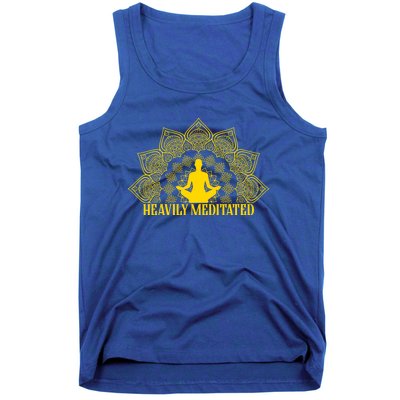 Meditate Tee Meditation Tees Heavily Meditated Gift Tank Top