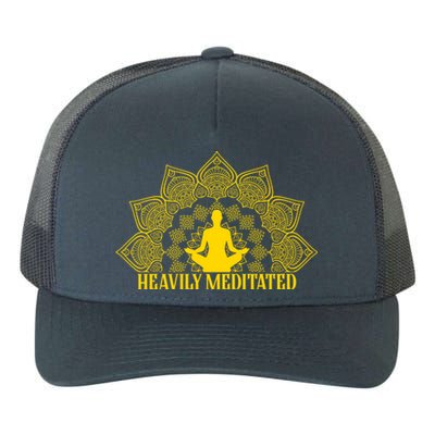 Meditate Tee Meditation Tees Heavily Meditated Gift Yupoong Adult 5-Panel Trucker Hat