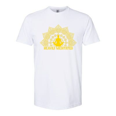 Meditate Tee Meditation Tees Heavily Meditated Gift Softstyle® CVC T-Shirt