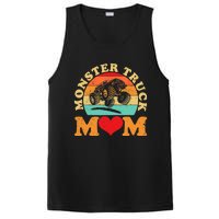 Monster Truck Mom Retro Vintage Monster Truck Mother's Day PosiCharge Competitor Tank