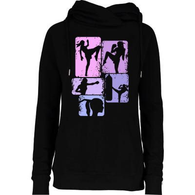 Muay Thai Womens Funnel Neck Pullover Hood