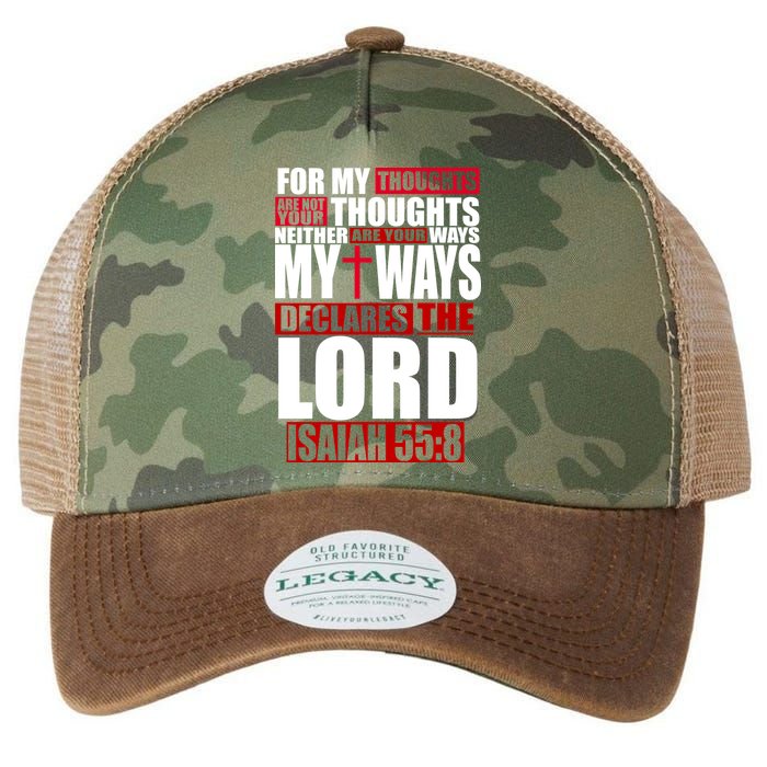 My Thoughts My Ways Declarers The Lord Isaiah 55:8 Legacy Tie Dye Trucker Hat