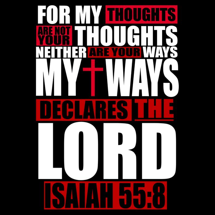 My Thoughts My Ways Declarers The Lord Isaiah 55:8 Flatbill Hat