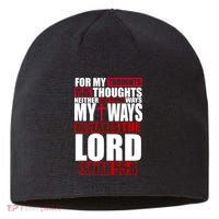 My Thoughts My Ways Declarers The Lord Isaiah 55:8 Sustainable Beanie