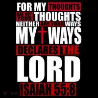 My Thoughts My Ways Declarers The Lord Isaiah 55:8 Magnet