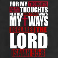My Thoughts My Ways Declarers The Lord Isaiah 55:8 Golf Towel