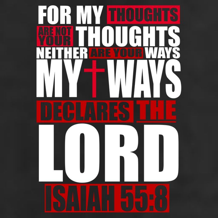 My Thoughts My Ways Declarers The Lord Isaiah 55:8 Golf Towel