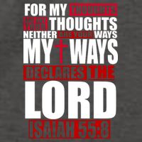 My Thoughts My Ways Declarers The Lord Isaiah 55:8 Vector Backpack
