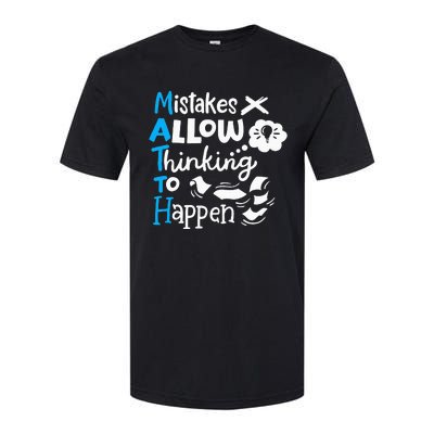 Math Teacher Math Student Mistakes Allow Thinking To Happen Softstyle CVC T-Shirt