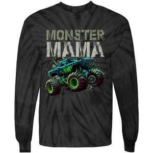 Monster Truck Mama Family Matching Monster Tie-Dye Long Sleeve Shirt