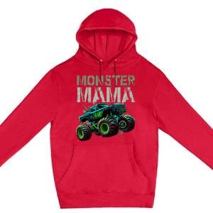 Monster Truck Mama Family Matching Monster Premium Pullover Hoodie