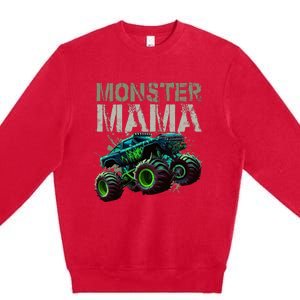 Monster Truck Mama Family Matching Monster Premium Crewneck Sweatshirt