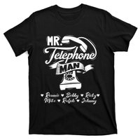 Mr. Telephone Man Ronnie Bobby Ricky Mike Ralph & Johnny T-Shirt