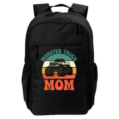 Monster Truck Mom Retro Vintage Monster Truck Daily Commute Backpack