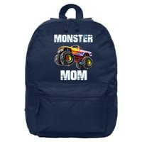 Monster Truck Mom 16 in Basic Backpack