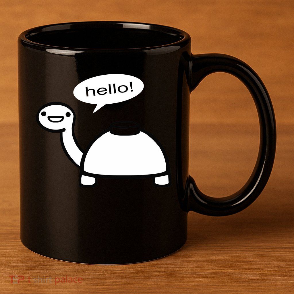 Mine Turtle 11oz C Handle Ceramic Mug