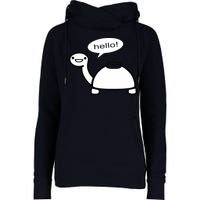 Mine Turtle Womens Funnel Neck Pullover Hood