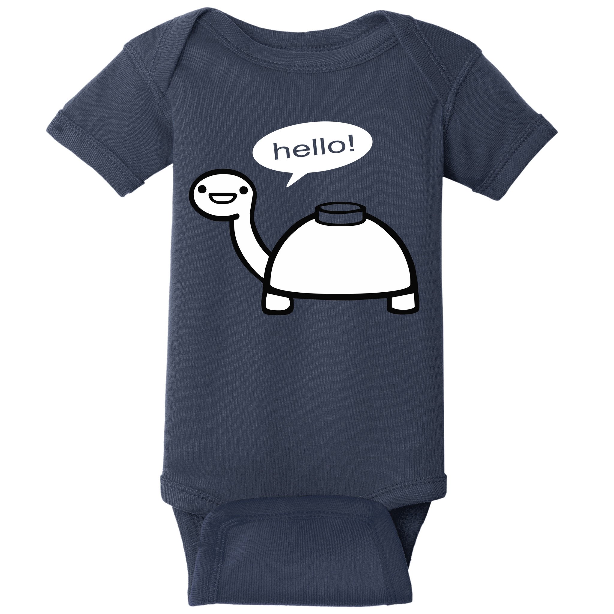 Mine Turtle Baby Bodysuit