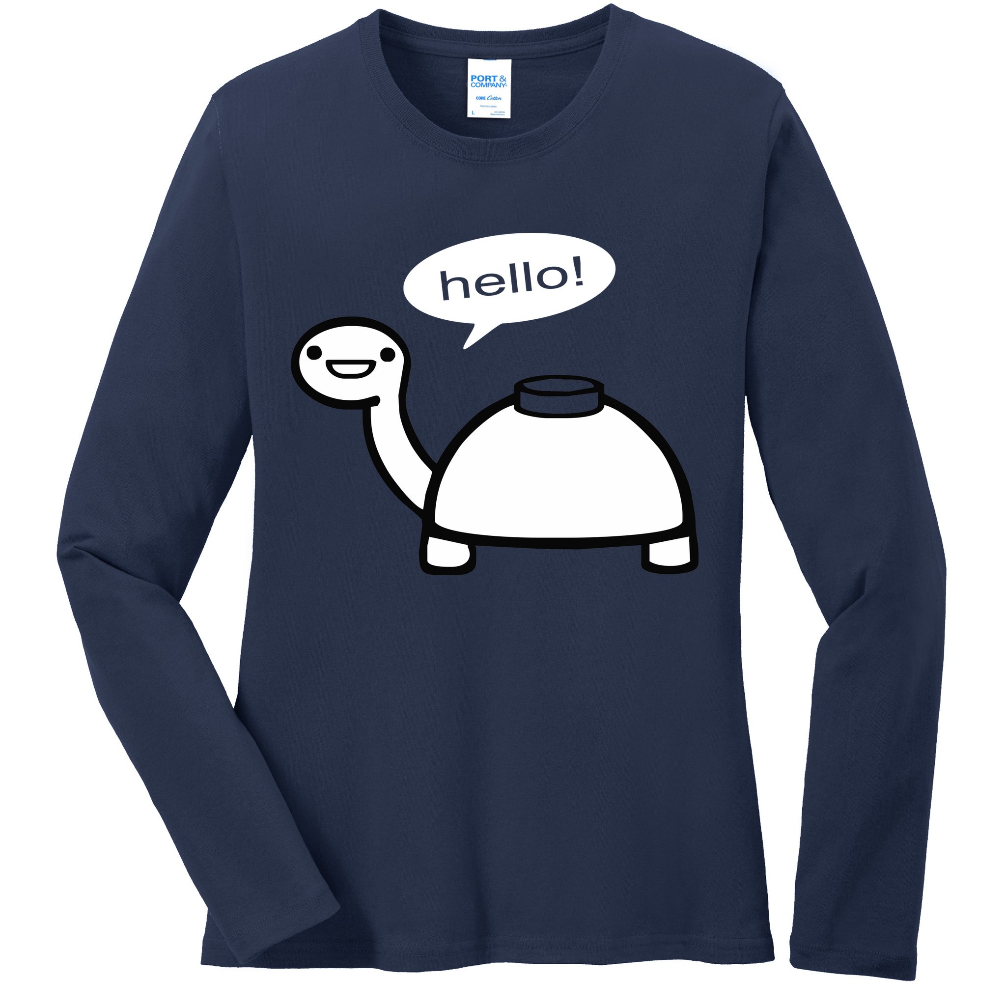 Mine Turtle Ladies Long Sleeve Shirt