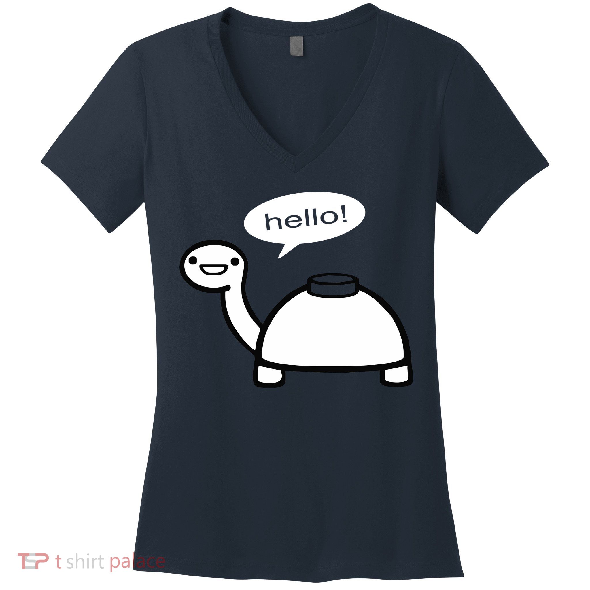 Mine Turtle Women's V-Neck T-Shirt