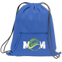 Mother Tennis Mom Funny Tennis Gift Sweatshirt Cinch Pack Bag