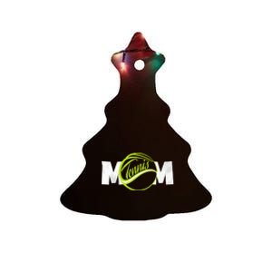 Mother Tennis Mom Funny Tennis Gift Ceramic Tree Ornament