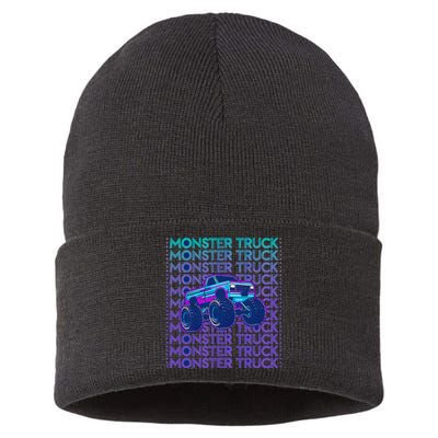 Monster Truck Sustainable Knit Beanie