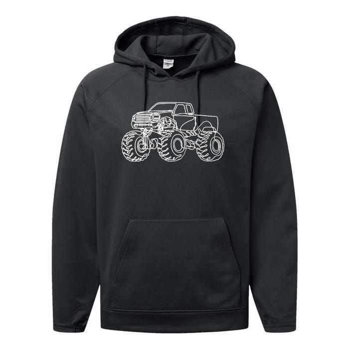 Monster Truck Performance Fleece Hoodie