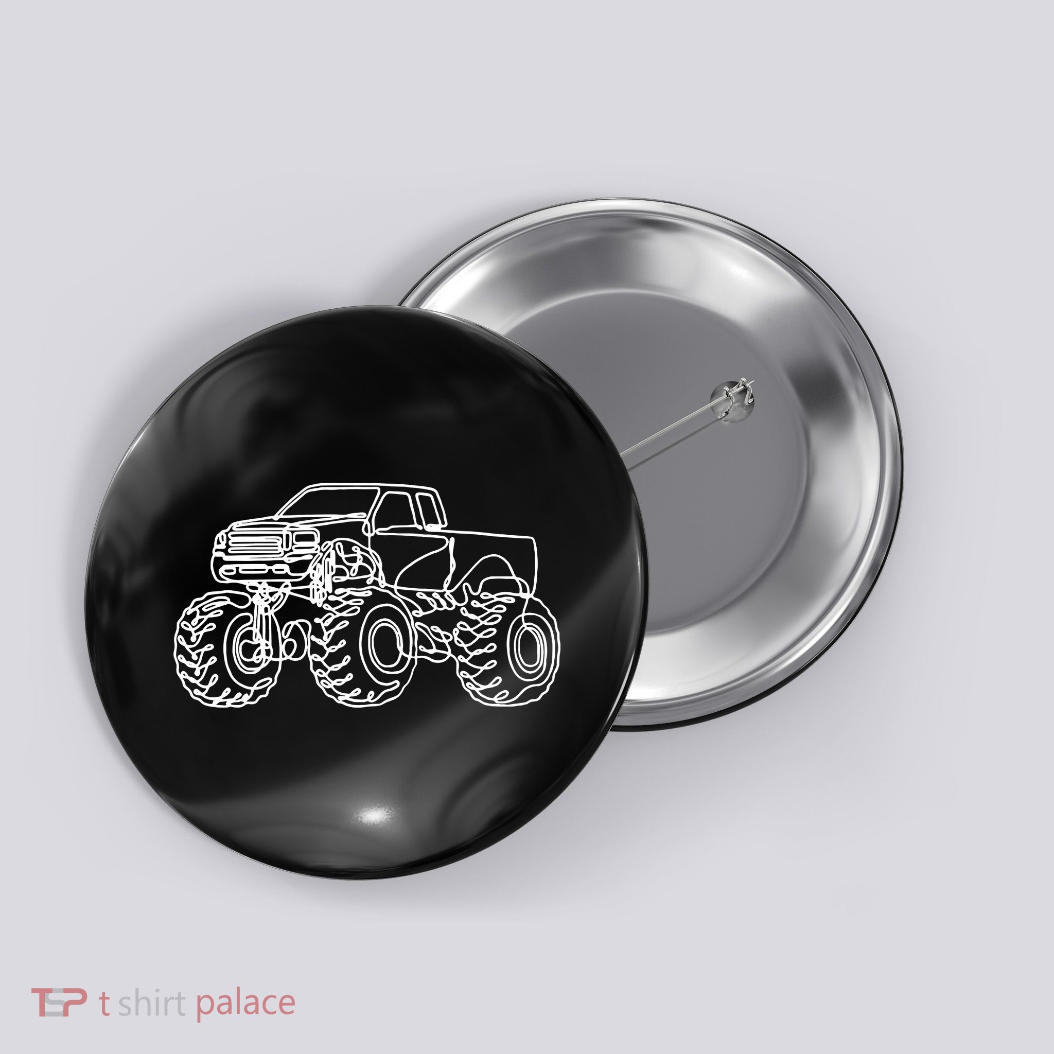 Monster Truck Button