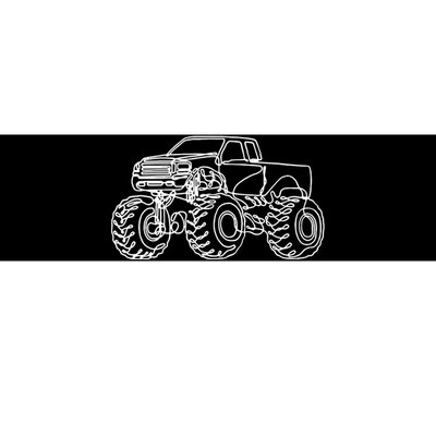 Monster Truck Bumper Sticker