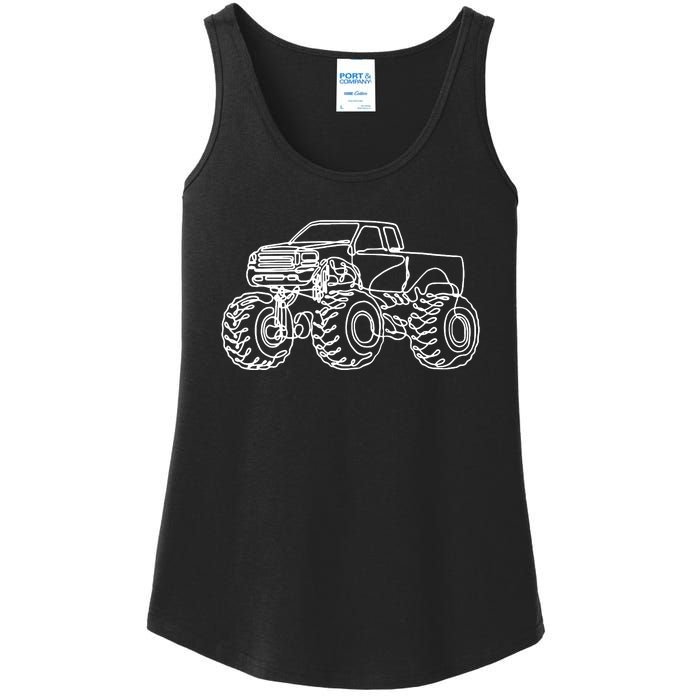 Monster Truck Ladies Essential Tank