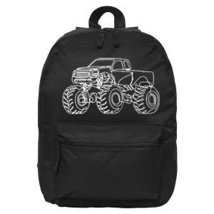 Monster Truck 16 in Basic Backpack