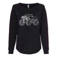 Monster Truck Womens California Wash Sweatshirt