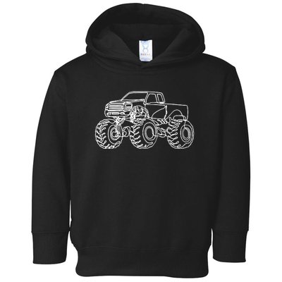 Monster Truck Toddler Hoodie