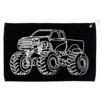 Monster Truck Grommeted Golf Towel