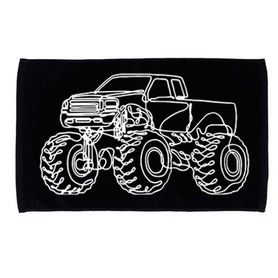 Monster Truck Microfiber Hand Towel