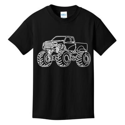 Monster Truck Kids T-Shirt