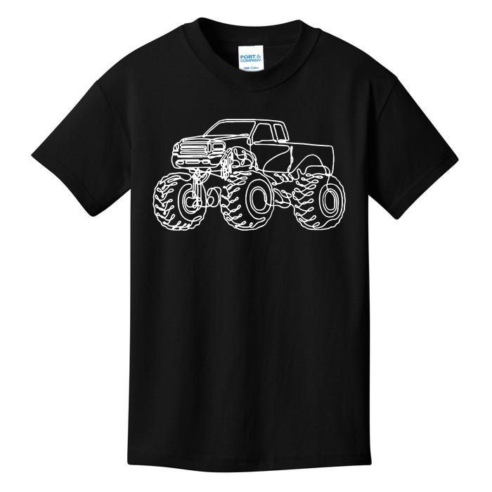 Monster Truck Kids T-Shirt